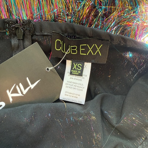 Dolls Kill Tinsel mini skirt - Picture 4 of 6